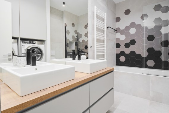 Vila Hvar, Stari Grad, kupaonica, namještaj po mjeri, komplet